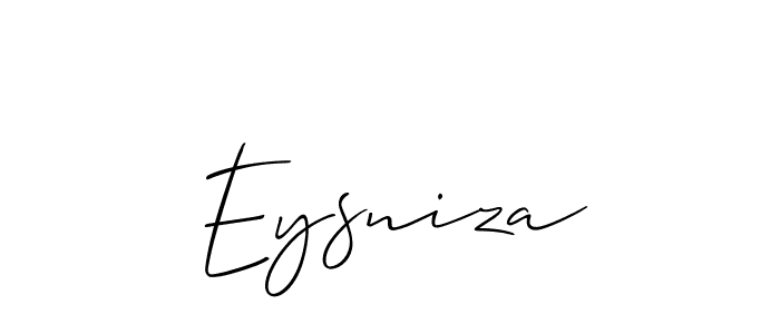 Similarly Allison_Script is the best handwritten signature design. Signature creator online .You can use it as an online autograph creator for name Eysniza. Eysniza signature style 2 images and pictures png