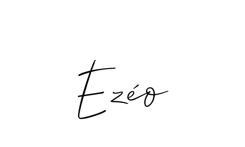 How to make Ezéo name signature. Use Allison_Script style for creating short signs online. This is the latest handwritten sign. Ezéo signature style 2 images and pictures png