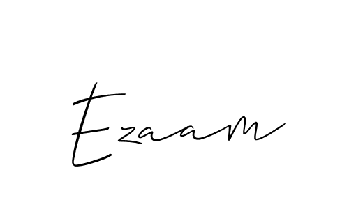 Also we have Ezaam name is the best signature style. Create professional handwritten signature collection using Allison_Script autograph style. Ezaam signature style 2 images and pictures png
