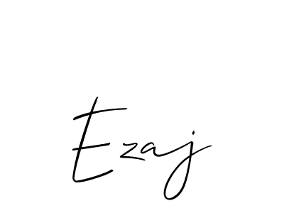 Make a beautiful signature design for name Ezaj. Use this online signature maker to create a handwritten signature for free. Ezaj signature style 2 images and pictures png