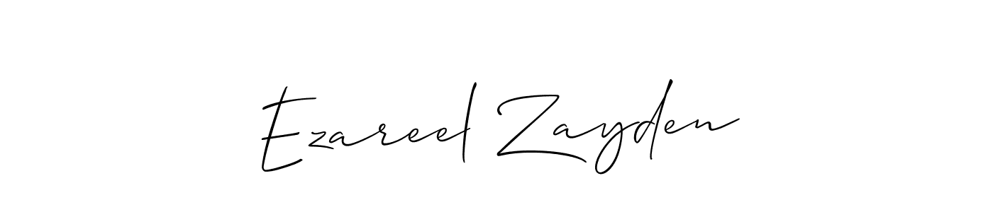 See photos of Ezareel Zayden official signature by Spectra . Check more albums & portfolios. Read reviews & check more about Allison_Script font. Ezareel Zayden signature style 2 images and pictures png
