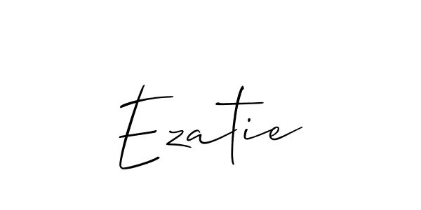 Here are the top 10 professional signature styles for the name Ezatie. These are the best autograph styles you can use for your name. Ezatie signature style 2 images and pictures png