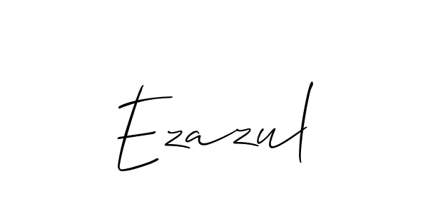 Best and Professional Signature Style for Ezazul. Allison_Script Best Signature Style Collection. Ezazul signature style 2 images and pictures png