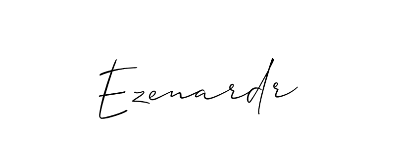 It looks lik you need a new signature style for name Ezenardr. Design unique handwritten (Allison_Script) signature with our free signature maker in just a few clicks. Ezenardr signature style 2 images and pictures png