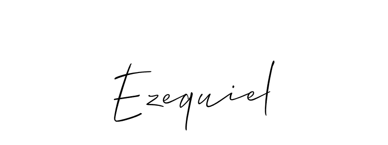 Allison_Script is a professional signature style that is perfect for those who want to add a touch of class to their signature. It is also a great choice for those who want to make their signature more unique. Get Ezequiel name to fancy signature for free. Ezequiel signature style 2 images and pictures png