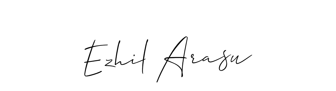 This is the best signature style for the Ezhil Arasu name. Also you like these signature font (Allison_Script). Mix name signature. Ezhil Arasu signature style 2 images and pictures png