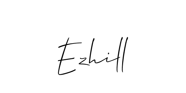 You can use this online signature creator to create a handwritten signature for the name Ezhill. This is the best online autograph maker. Ezhill signature style 2 images and pictures png