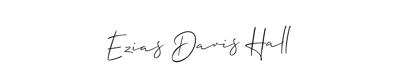 Here are the top 10 professional signature styles for the name Ezias Davis Hall. These are the best autograph styles you can use for your name. Ezias Davis Hall signature style 2 images and pictures png