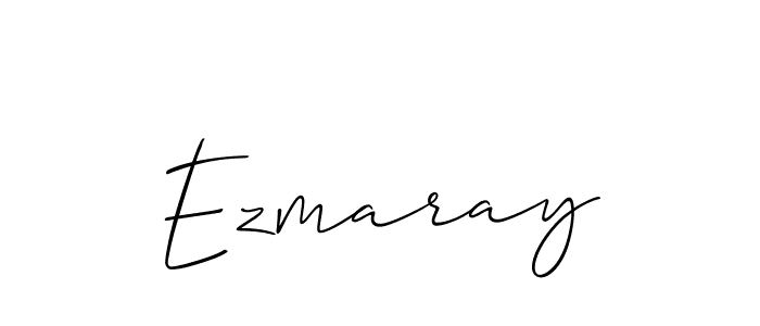 Also we have Ezmaray name is the best signature style. Create professional handwritten signature collection using Allison_Script autograph style. Ezmaray signature style 2 images and pictures png