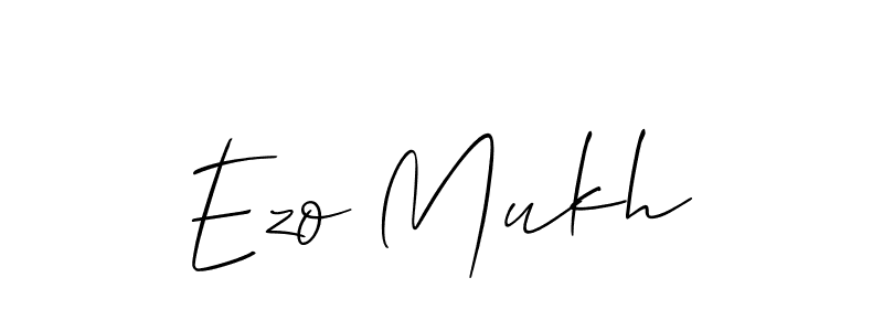 Create a beautiful signature design for name Ezo Mukh. With this signature (Allison_Script) fonts, you can make a handwritten signature for free. Ezo Mukh signature style 2 images and pictures png