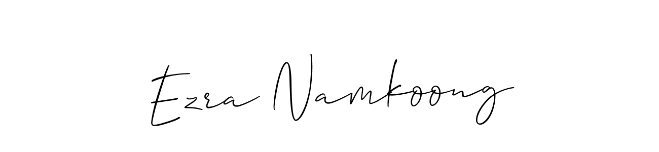 Best and Professional Signature Style for Ezra Namkoong. Allison_Script Best Signature Style Collection. Ezra Namkoong signature style 2 images and pictures png