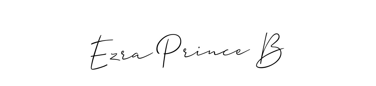 How to Draw Ezra Prince B signature style? Allison_Script is a latest design signature styles for name Ezra Prince B. Ezra Prince B signature style 2 images and pictures png