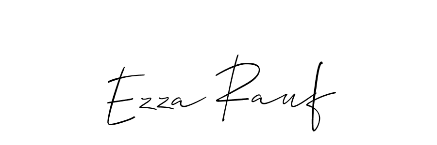 Allison_Script is a professional signature style that is perfect for those who want to add a touch of class to their signature. It is also a great choice for those who want to make their signature more unique. Get Ezza Rauf name to fancy signature for free. Ezza Rauf signature style 2 images and pictures png