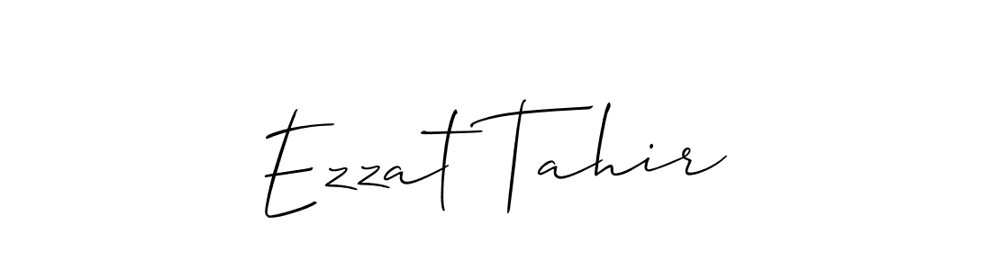 How to Draw Ezzat Tahir signature style? Allison_Script is a latest design signature styles for name Ezzat Tahir. Ezzat Tahir signature style 2 images and pictures png