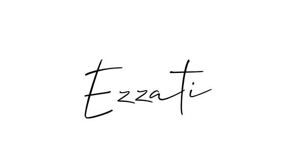 You should practise on your own different ways (Allison_Script) to write your name (Ezzati) in signature. don't let someone else do it for you. Ezzati signature style 2 images and pictures png