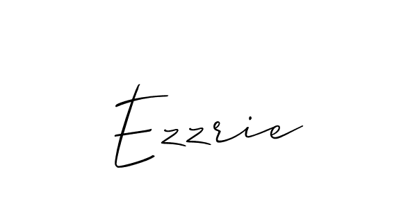 How to Draw Ezzrie signature style? Allison_Script is a latest design signature styles for name Ezzrie. Ezzrie signature style 2 images and pictures png