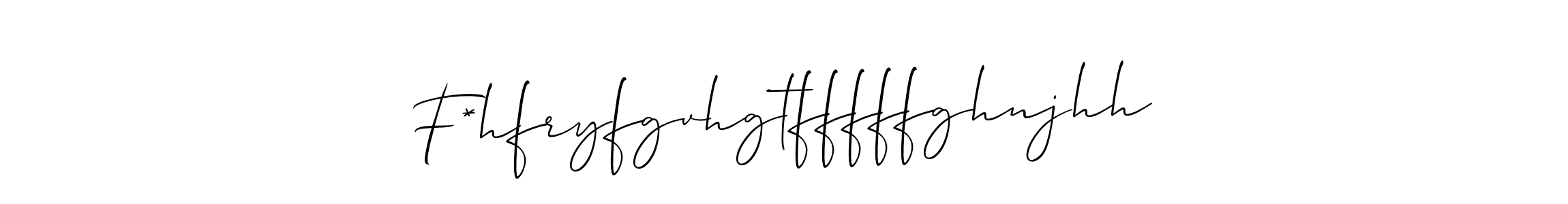 Create a beautiful signature design for name F*hfryfgvhgtfffffghnjhh. With this signature (Allison_Script) fonts, you can make a handwritten signature for free. F*hfryfgvhgtfffffghnjhh signature style 2 images and pictures png