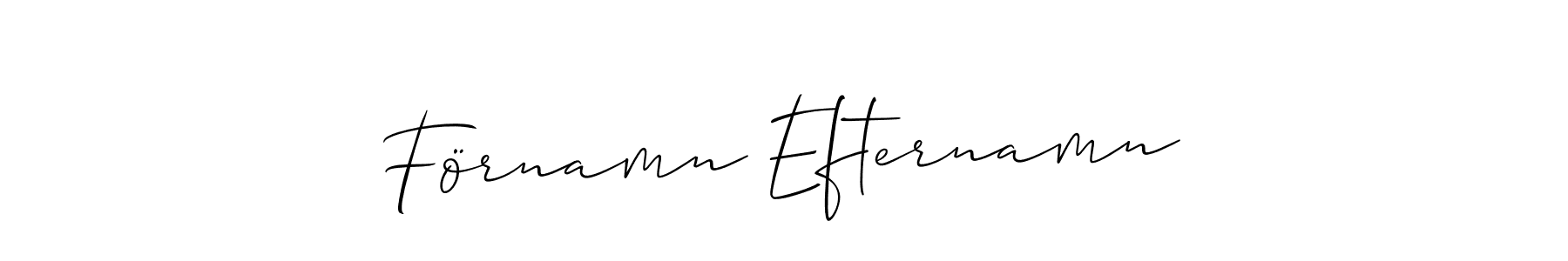 Design your own signature with our free online signature maker. With this signature software, you can create a handwritten (Allison_Script) signature for name Förnamn Efternamn. Förnamn Efternamn signature style 2 images and pictures png