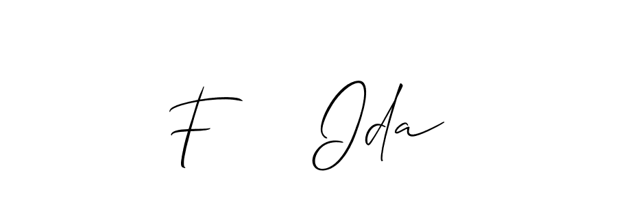 Once you've used our free online signature maker to create your best signature Allison_Script style, it's time to enjoy all of the benefits that F     Ida name signing documents. F     Ida signature style 2 images and pictures png