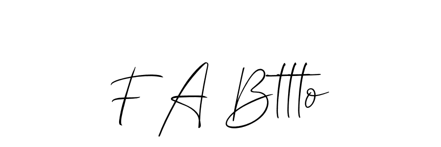 if you are searching for the best signature style for your name F A Bttto. so please give up your signature search. here we have designed multiple signature styles  using Allison_Script. F A Bttto signature style 2 images and pictures png