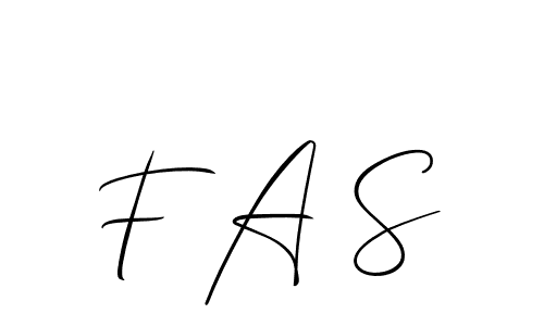 How to Draw F A S signature style? Allison_Script is a latest design signature styles for name F A S. F A S signature style 2 images and pictures png