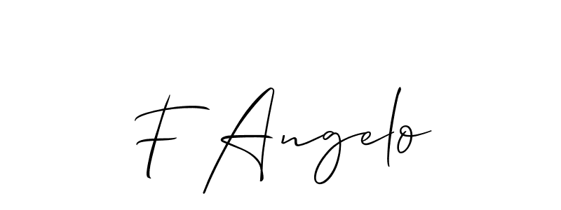 Similarly Allison_Script is the best handwritten signature design. Signature creator online .You can use it as an online autograph creator for name F Angelo. F Angelo signature style 2 images and pictures png