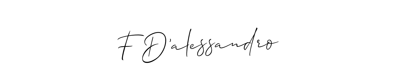 You can use this online signature creator to create a handwritten signature for the name F D’alessandro. This is the best online autograph maker. F D’alessandro signature style 2 images and pictures png