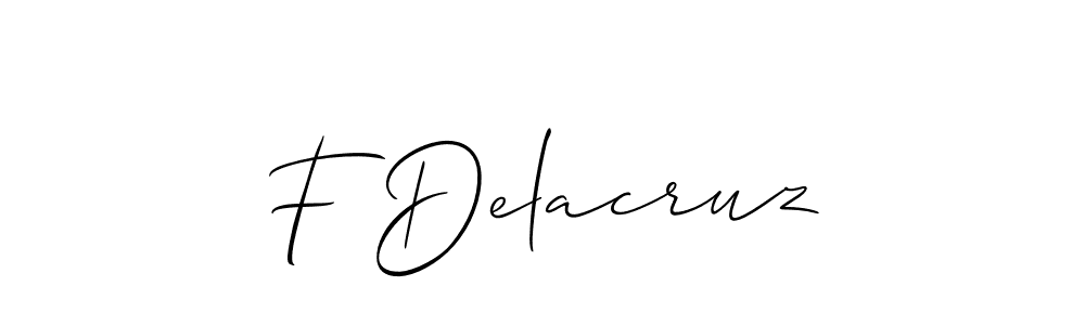 You can use this online signature creator to create a handwritten signature for the name F Delacruz. This is the best online autograph maker. F Delacruz signature style 2 images and pictures png