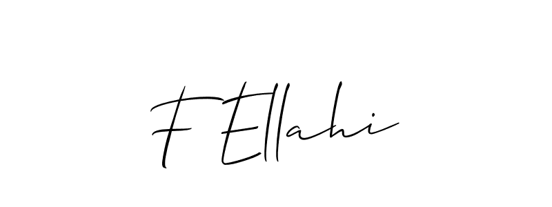 Once you've used our free online signature maker to create your best signature Allison_Script style, it's time to enjoy all of the benefits that F Ellahi name signing documents. F Ellahi signature style 2 images and pictures png