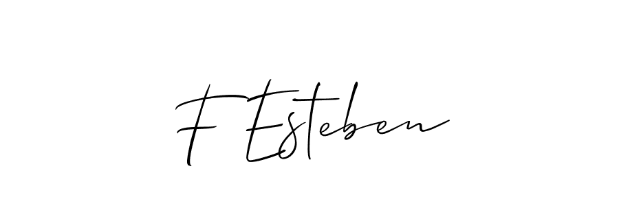 Once you've used our free online signature maker to create your best signature Allison_Script style, it's time to enjoy all of the benefits that F Esteben name signing documents. F Esteben signature style 2 images and pictures png