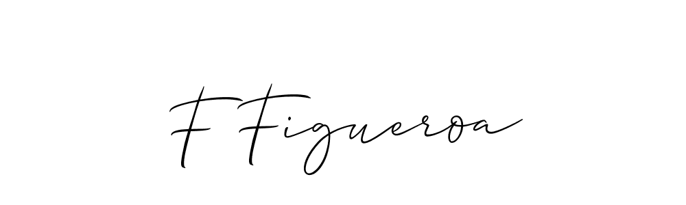 Design your own signature with our free online signature maker. With this signature software, you can create a handwritten (Allison_Script) signature for name F Figueroa. F Figueroa signature style 2 images and pictures png