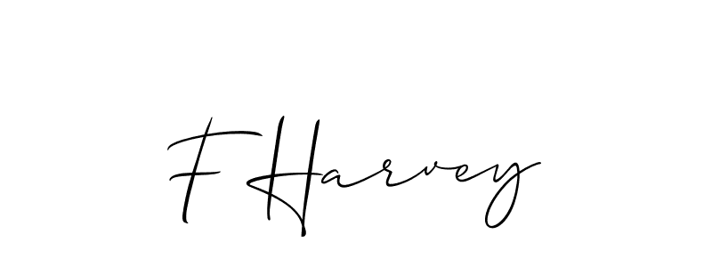 Check out images of Autograph of F Harvey name. Actor F Harvey Signature Style. Allison_Script is a professional sign style online. F Harvey signature style 2 images and pictures png