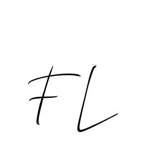 Similarly Allison_Script is the best handwritten signature design. Signature creator online .You can use it as an online autograph creator for name F L. F L signature style 2 images and pictures png