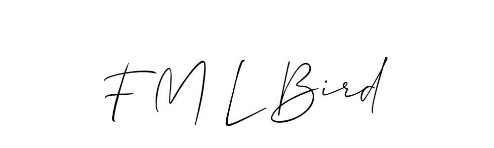 Here are the top 10 professional signature styles for the name F M L Bird. These are the best autograph styles you can use for your name. F M L Bird signature style 2 images and pictures png