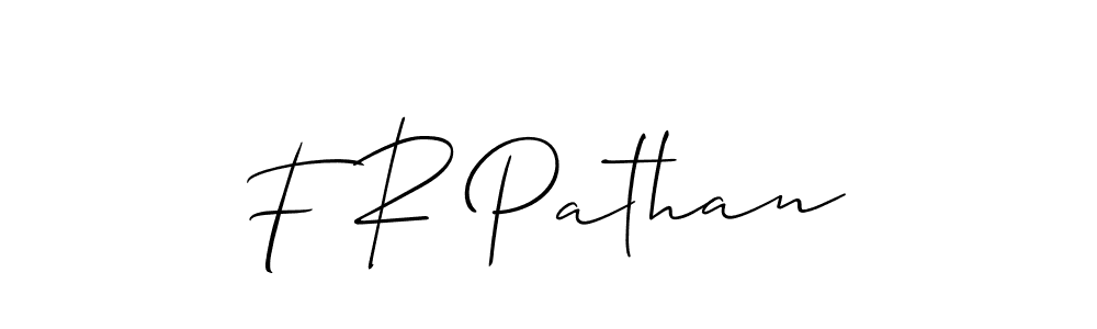 Make a beautiful signature design for name F R Pathan. Use this online signature maker to create a handwritten signature for free. F R Pathan signature style 2 images and pictures png