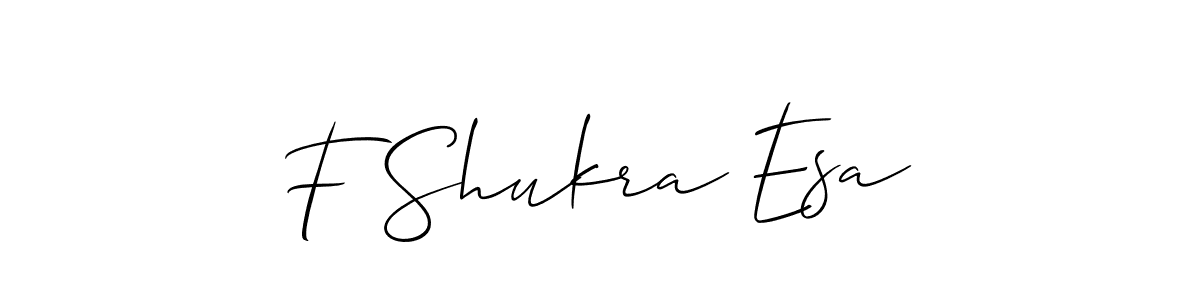 You can use this online signature creator to create a handwritten signature for the name F Shukra Esa. This is the best online autograph maker. F Shukra Esa signature style 2 images and pictures png