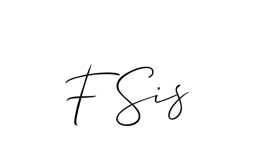 Best and Professional Signature Style for F Sis. Allison_Script Best Signature Style Collection. F Sis signature style 2 images and pictures png