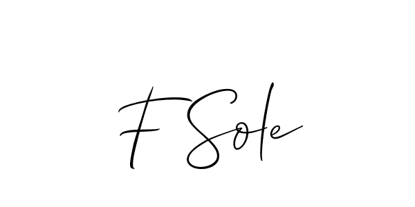 Once you've used our free online signature maker to create your best signature Allison_Script style, it's time to enjoy all of the benefits that F Sole name signing documents. F Sole signature style 2 images and pictures png