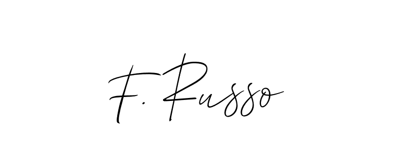 See photos of F. Russo official signature by Spectra . Check more albums & portfolios. Read reviews & check more about Allison_Script font. F. Russo signature style 2 images and pictures png