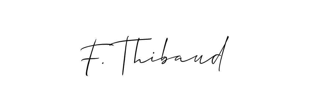 How to Draw F. Thibaud signature style? Allison_Script is a latest design signature styles for name F. Thibaud. F. Thibaud signature style 2 images and pictures png