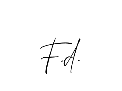 F.d. stylish signature style. Best Handwritten Sign (Allison_Script) for my name. Handwritten Signature Collection Ideas for my name F.d.. F.d. signature style 2 images and pictures png