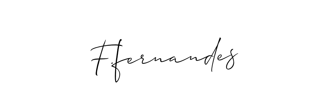 How to make F.fernandes signature? Allison_Script is a professional autograph style. Create handwritten signature for F.fernandes name. F.fernandes signature style 2 images and pictures png