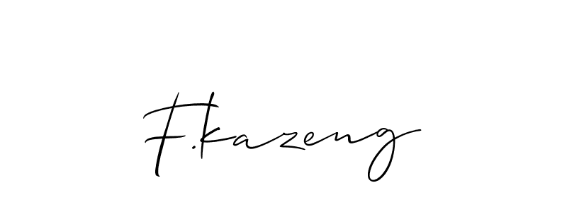 Here are the top 10 professional signature styles for the name F.kazeng. These are the best autograph styles you can use for your name. F.kazeng signature style 2 images and pictures png