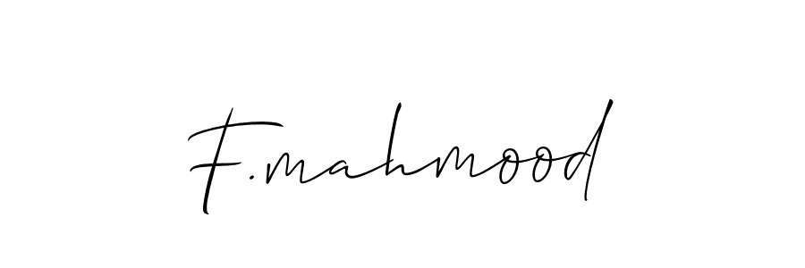 Once you've used our free online signature maker to create your best signature Allison_Script style, it's time to enjoy all of the benefits that F.mahmood name signing documents. F.mahmood signature style 2 images and pictures png