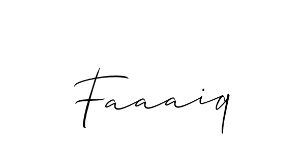 You should practise on your own different ways (Allison_Script) to write your name (Faaaiq) in signature. don't let someone else do it for you. Faaaiq signature style 2 images and pictures png