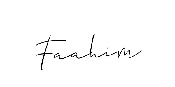Also we have Faahim name is the best signature style. Create professional handwritten signature collection using Allison_Script autograph style. Faahim signature style 2 images and pictures png