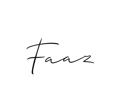 How to Draw Faaz signature style? Allison_Script is a latest design signature styles for name Faaz. Faaz signature style 2 images and pictures png