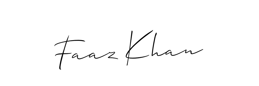 How to Draw Faaz Khan signature style? Allison_Script is a latest design signature styles for name Faaz Khan. Faaz Khan signature style 2 images and pictures png