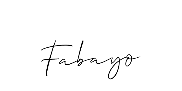 Make a beautiful signature design for name Fabayo. Use this online signature maker to create a handwritten signature for free. Fabayo signature style 2 images and pictures png