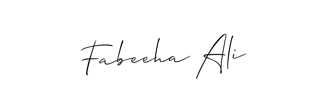 Make a beautiful signature design for name Fabeeha Ali. Use this online signature maker to create a handwritten signature for free. Fabeeha Ali signature style 2 images and pictures png